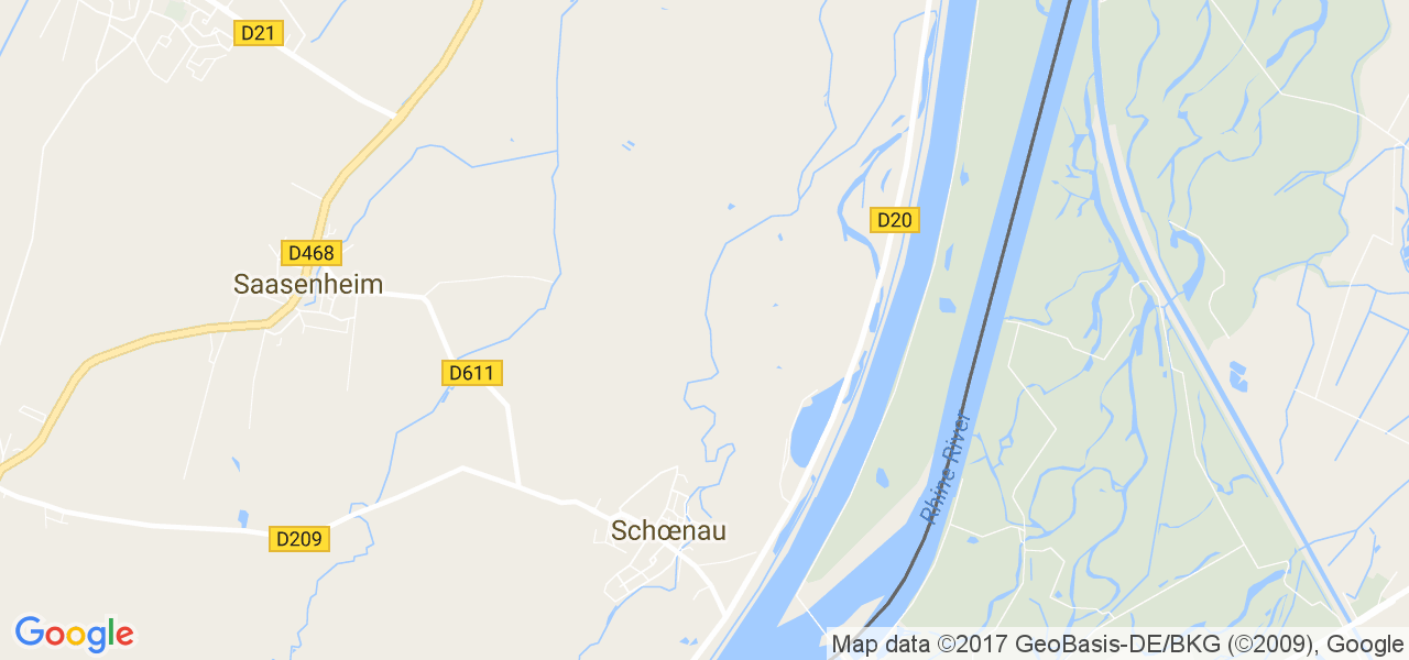 map de la ville de 